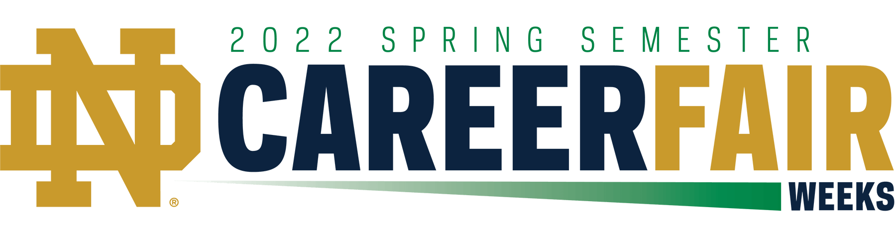 2022 Spring Semester All Colleges Career Fair Weeks Logo